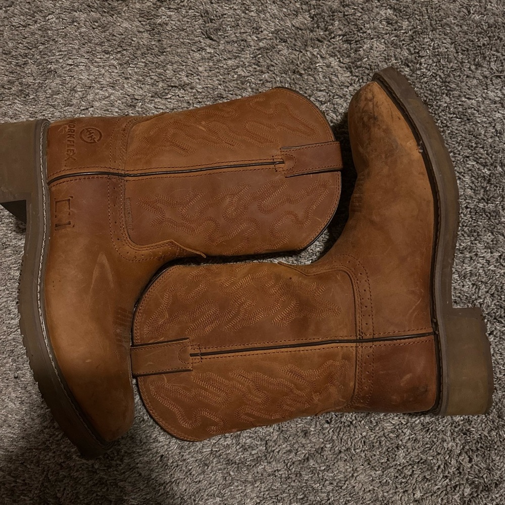 Ariat Tan Western Leather Boots